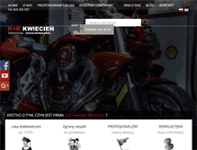 Tablet Screenshot of kk.motocykle.pl