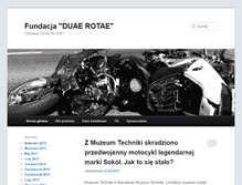 Tablet Screenshot of fundacja.motocykle.pl